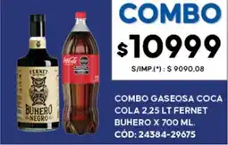 Diarco Combo gaseosa coca buhero cola oferta