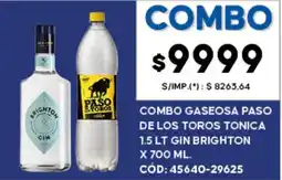 Diarco Combo gaseosa paso de los toros tonica oferta