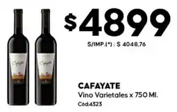Diarco Cafayate vino varietales oferta