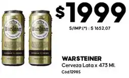 Diarco Warsteiner cerveza lata oferta