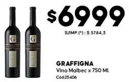 Diarco Graffigna vino malbec oferta