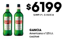 Diarco Gancia americano oferta