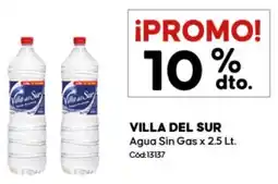Diarco Villa del sur agua sin gas oferta