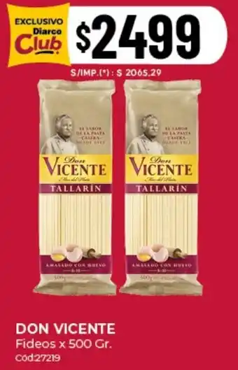Don vicente fideos