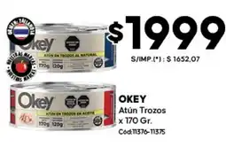 Diarco Okey atún trozos oferta