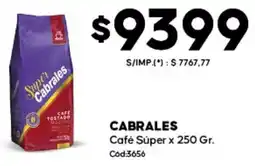 Diarco Cabrales café súper oferta