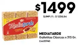 Diarco Mediatarde galletitas clásicas oferta