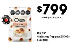 Diarco Okey galletitas pepas oferta