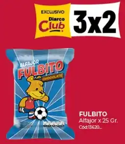 Diarco Fulbito alfajor oferta
