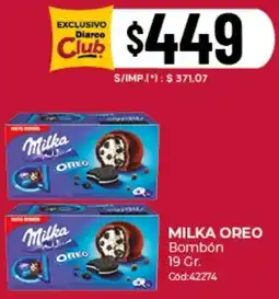 Diarco Milka oreo bombón oferta