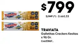 Diarco Traviata galletitas crackers kesitas oferta
