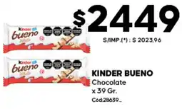 Diarco Kinder bueno chocolate oferta