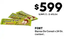 Diarco Fort barras de cereal oferta