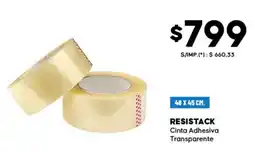 Diarco Resistack cinta adhesiva transparente oferta