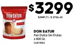 Diarco Don satur pan dulce sin frutas oferta