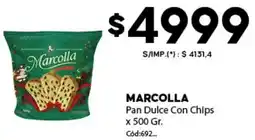 Diarco Marcolla pan dulce con chips oferta