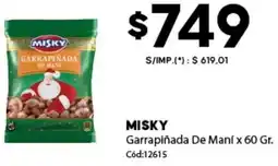 Diarco Misky garrapiñada de maní oferta