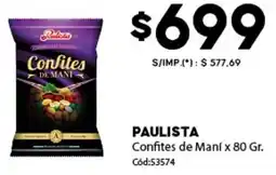 Diarco Paulista confites de maní oferta