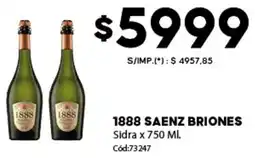 Diarco 1888 saenz briones sidra oferta