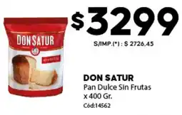Diarco Don satur pan dulce sin frutas oferta