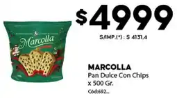 Diarco Marcolla pan dulce con chips oferta