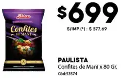 Diarco Paulista confites de maní oferta