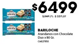 Diarco Bariloche arandanos con chocolate duo oferta