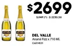 Diarco Del valle ananá fizz oferta