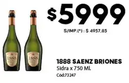 Diarco 1888 saenz briones sidra oferta