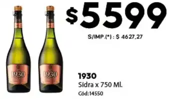 Diarco 1930 sidra oferta