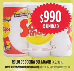 Supermercados Vea Sol mayor rollo de cocina paq. oferta