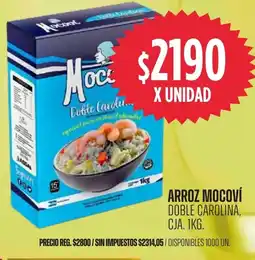 Supermercados Vea Mocoví arroz doble carolina, cja. oferta