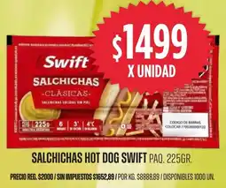 Supermercados Vea Swift salchichas hot dog paq. oferta