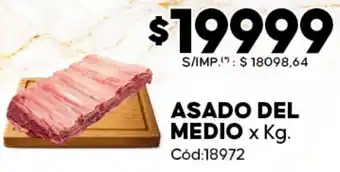 Asado del medio