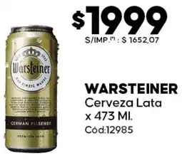 Diarco Warsteiner cerveza lata oferta