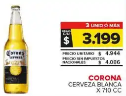 Carrefour Maxi Corona cerveza blanca oferta