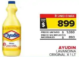 Carrefour Maxi Ayudin lavandina original oferta
