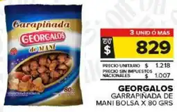 Carrefour Maxi Georgalos garrapiñada de mani bolsa oferta