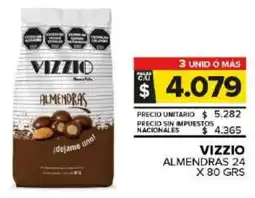 Carrefour Maxi Vizzio almendras 24 oferta