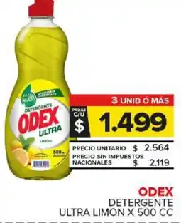 Carrefour Maxi Odex detergente ultra limon oferta