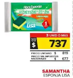 Carrefour Maxi Samantha esponja lisa oferta