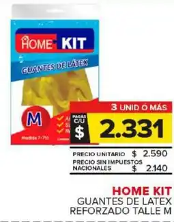 Carrefour Maxi Home kit guantes de latex reforzado oferta
