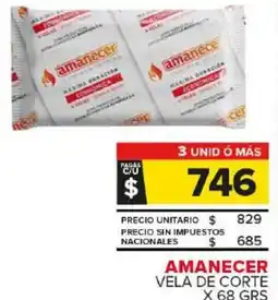Carrefour Maxi Amanecer vela de corte oferta