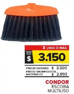Carrefour Maxi Condor escoba multiuso oferta