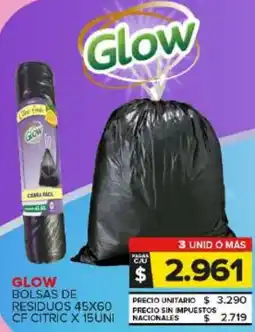 Carrefour Maxi Glow bolsas de residuos oferta
