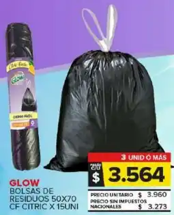 Carrefour Maxi Glow bolsas de residuos oferta