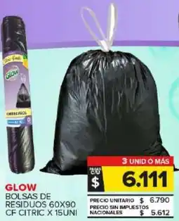 Carrefour Maxi Glow bolsas de residuos oferta