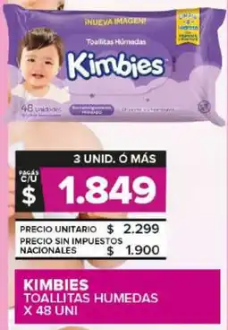Carrefour Maxi Kimbies toallitas humedas oferta