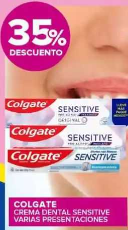 Carrefour Maxi Colgate crema dental sensitive varias presentaciones oferta