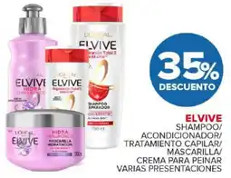 Carrefour Maxi Elvive shampoo/ acondicionador/ oferta